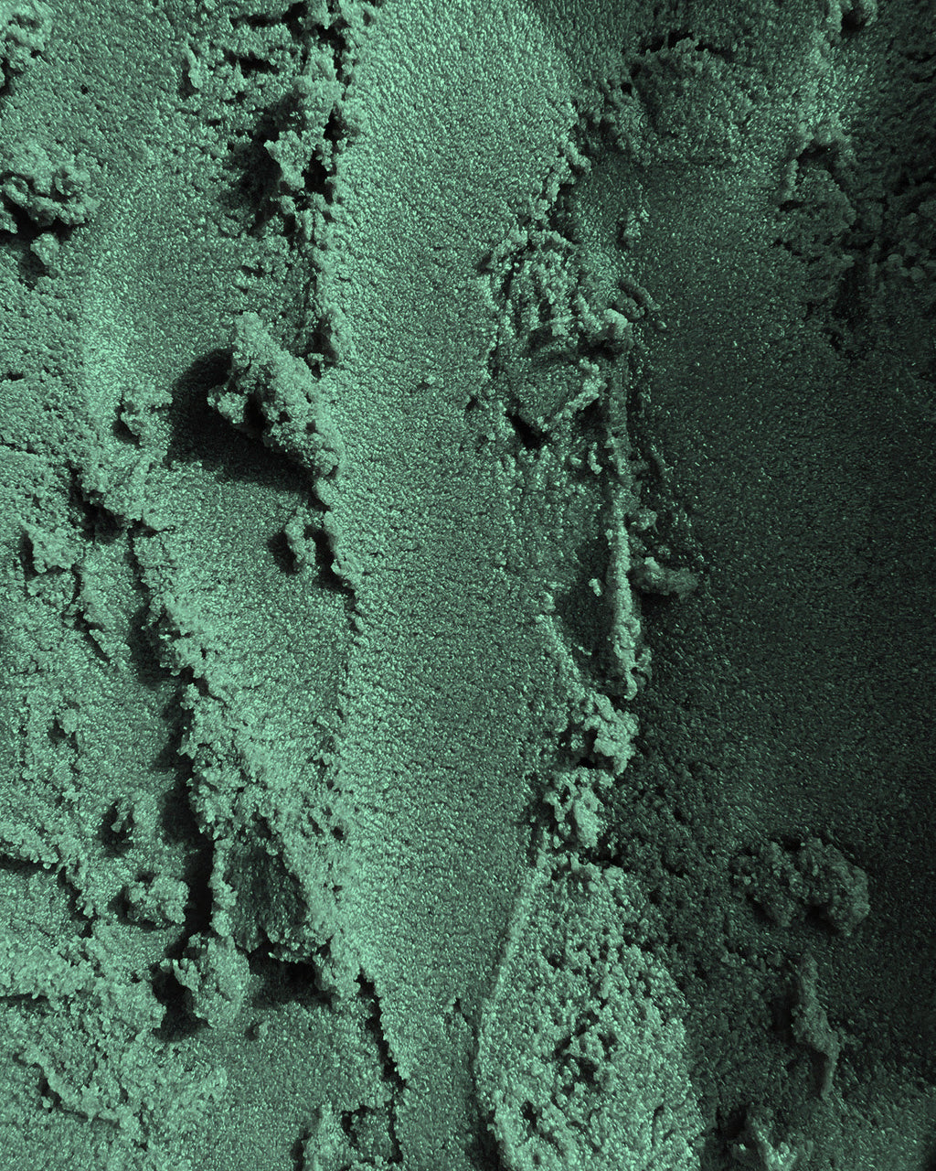 Close-up of the green Bruny Island Sand Exfoliating Scrub texture